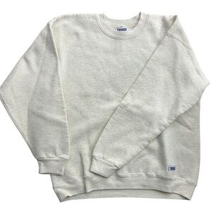 Vintage Trench USA Ultra Crewneck‎ Sweatshirt Men’s L Made in USA Heather White